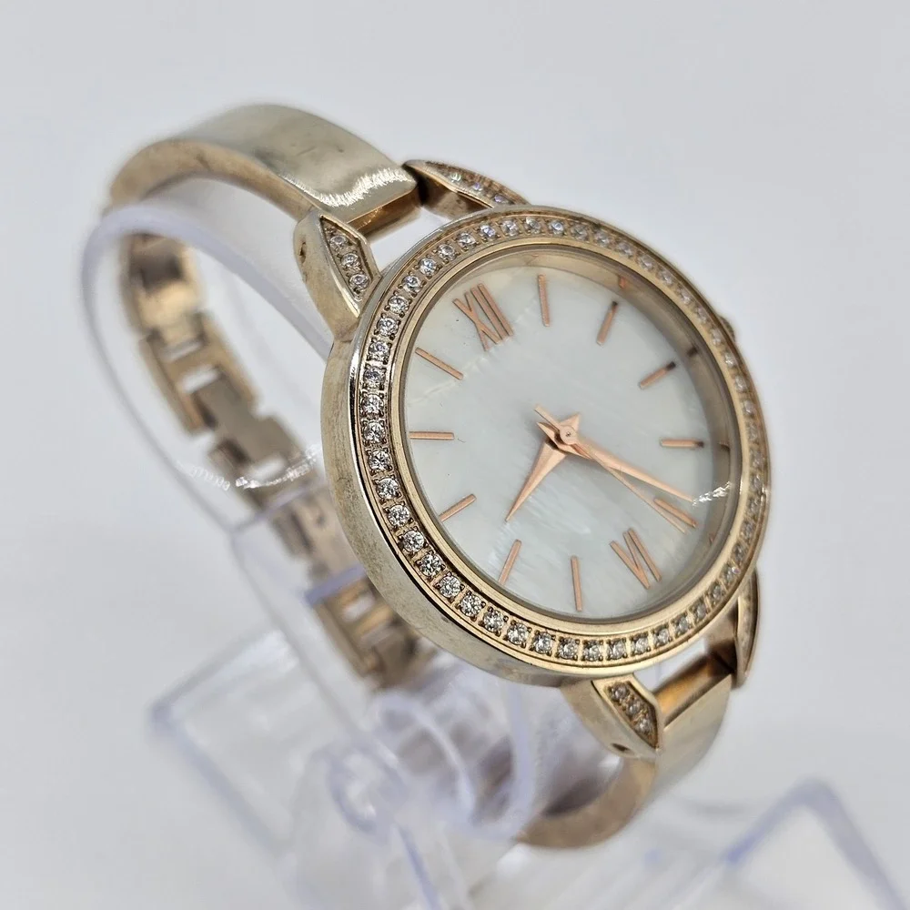DMQ 34MM Women's Watch MOP Dial Gold Bracelet Band‎ 6